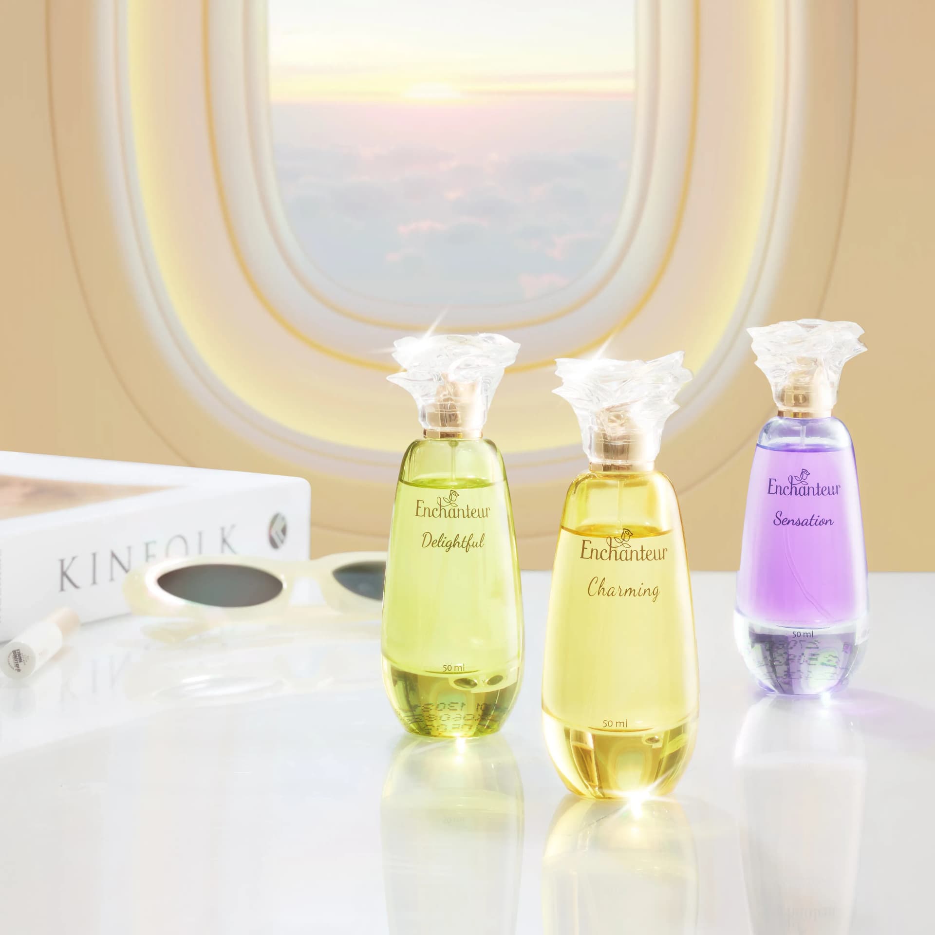 PERFUME CONCEPT PHOTOGRAPHY - ON AIRPLANE